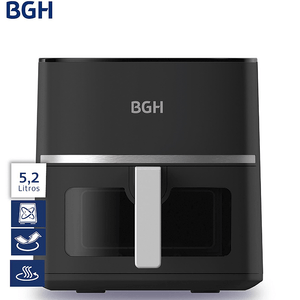 Freidora Sin Aceite Bgh BAF52N24 Air Fryer Digital de 5.2Lts