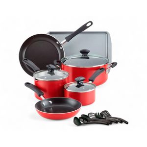 Batería De Cocina Farberware Antiadherente Diamondmax 15 Pzs