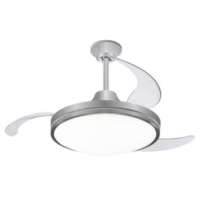 Ventilador de Techo Peabody PE-VTR425 Silver con 3 Palas 72W
