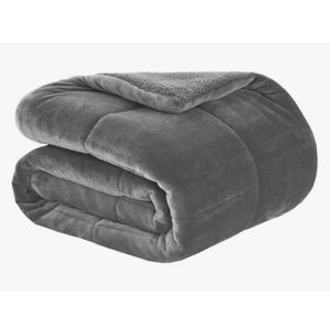 Acolchado Edredon Kavanagh Brienz Queen Corderito Con 2 Fundas