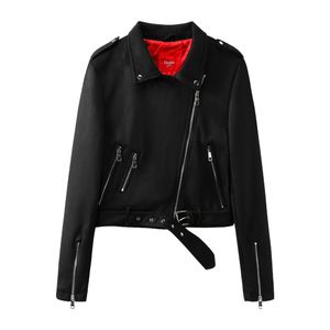 Campera Mujer Biker Oreiro Love Cierres Ajustada Vegana Moda Otoño Invierno