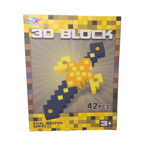 Espada De Goma Eva 3D 42 Piezas Pixel Weapon Series