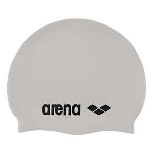 Gorra Natación Arena Classic Silicona Adulto White