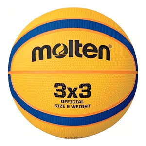 Pelota De Básquet Molten 3x3 Libertria B33t2000 Caucho N°6