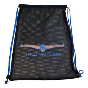 Mochila Bolsa Red Solo Natacion Mesh Bag 66x46 Cm Negro Azul