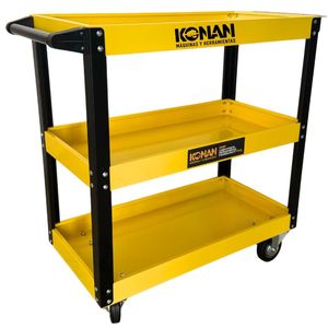 Carro Porta Herramientas 3 Bandejas 150Kg Max Konan