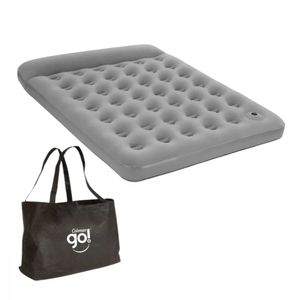 Coleman Colchon Inflable Go Queen Con Inflador De Pie 191*137*22