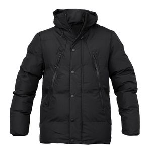 CAMPERA ALFIE NEGRA ABRIGO NYLON HOMBRE CHALECO