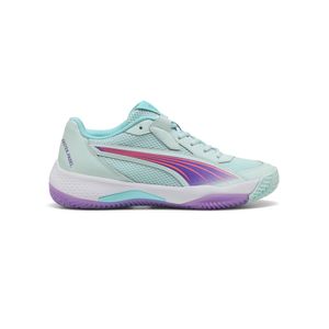 Zapatillas Puma Nova Court Mujer Padel Celeste