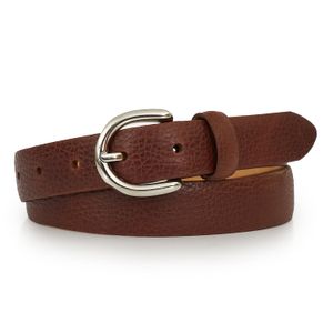 CINTURON MAMBA MARRON CUERO MUJER CLASICO ACCESORIO