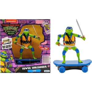 Tortugas Ninja Sewer Shredders Skate Pull back Leo 71055 Wabro