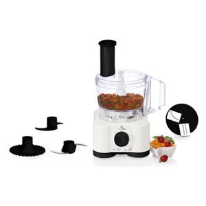 Multiprocesadora Whitenblack, Pot. 650W, 3 velocidades +pulsador, cuchilla acero, Mod.WBAMWB01