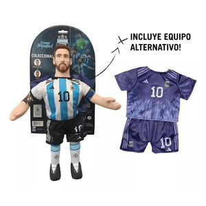 Muñeco Soft Messi Selección Argentina New Toys Cambio Ropa Afa 1000