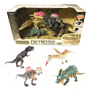 Set X4 Dinosaurios Cretaceous 99550 Wabro
