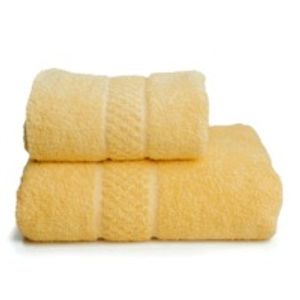 Juego Toalla Y Toallon Premium 550 Gr. Seclar Color Maiz