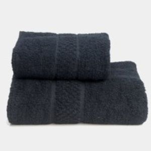 Juego Toalla Y Toallon Premium 550 Gr. Seclar Color Negro