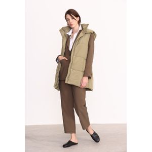 CHALECO PUFFER LARGO MEI