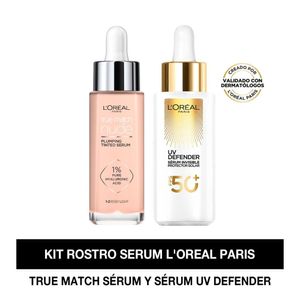 Kit Rostro: True Match Serum + Serum UV Defender