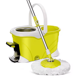 Mopa Centrifuga Lampazo Trapeador Giratorio con Balde Pedal Waggs