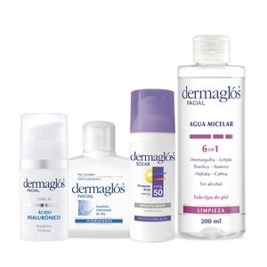 Dermaglos Set Rutina De Día Express Con Protección