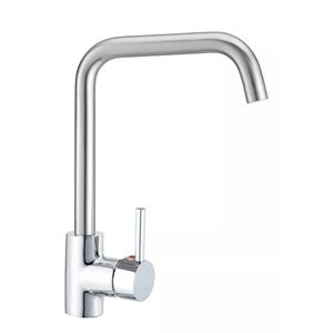 Griferia Canilla Cocina Monocomando Acero Inoxidable Vont,