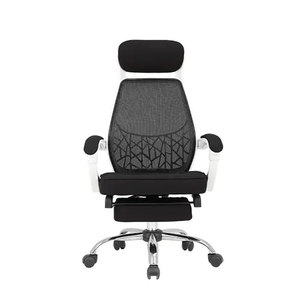 SILLA DE OFICINA ONEBOX OB-SO5 ELEGANTE MALLA BLANCA CON APOLLA CABEZA Y PIES
