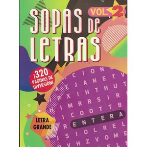 SOPAS DE LETRAS VOL 2 LETRA GRANDE - Anonimo
