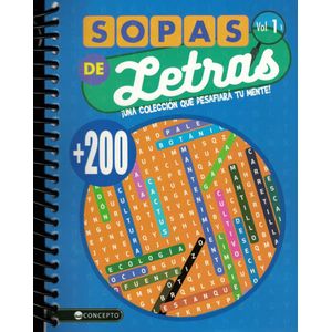 SOPAS DE LETRAS VOL 1 MAS DE 200 - Equipo Editorial