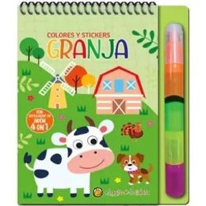 GRANJA - COLORES Y STICKERS - GATO DE HOJALATA