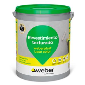 Base para revestimiento texturado Weberplast beige 4 L Weber