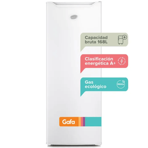 FREEZER GAFA 168L VERTICAL BLANCO GFUY16P5HVW