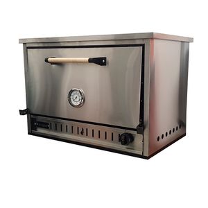 Horno Pizzero 6 Moldes Acero Inox Brogas Aprobado Iga Gas Envasado