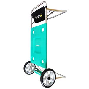 Mesa Carro Playera Aluminio Broksol Verde 99x47x8 CM