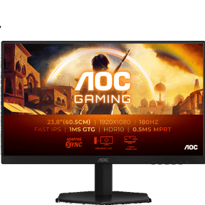 MONITOR GAMER AOC 23.8" FULL HD 180Hz 24G42E