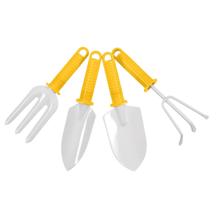 Juego Set Herramientas 4 Piezas De Jardinería Acero