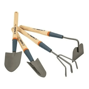Juego Kit Herramientas Jardín 4 Piezas 15" Acero