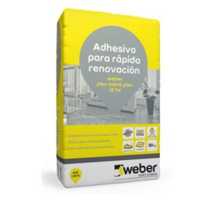 Pegamento para cerámica y porcelanato piso sobre piso interior 25 kg