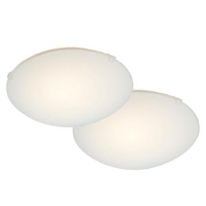 Plafón Basic x 2 25 cm 1 luz E27 Casa Bonita