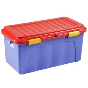 Caja Megaforte 90 l de plástico multicolor Reyplast