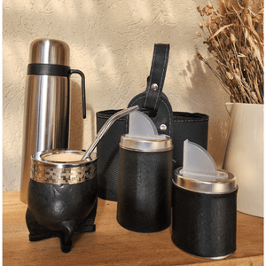 Combo Matero Imperial Completo Negro	Ecocuero	Latas