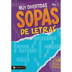 MUY DIVERTIDAS SOPAS DE LETRAS VOL 1 - Equipo Editorial