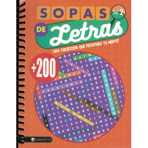SOPAS DE LETRAS VOL 2 MAS DE 200 - Equipo Editorial