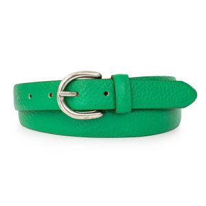 CINTURON MAMBA VERDE CUERO MUJER CLASICO ACCESORIO
