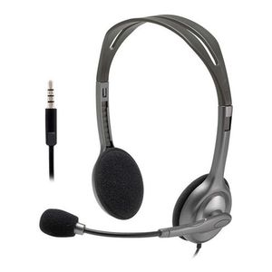 Auriculares Headset Logitech H111 Microfono Skype Pc Web