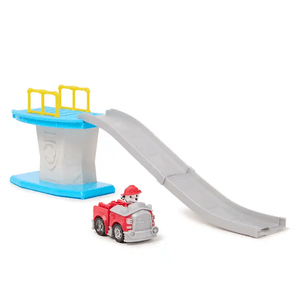 Paw Patrol Playset Mini Torre Marshall Con Vehículo 99101 Vulcanita