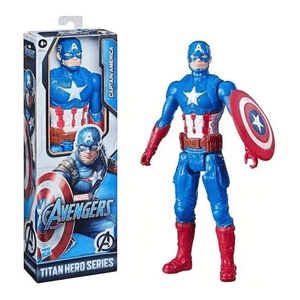 Figura Marvel Titan Hero Series Capitán América Hasbro