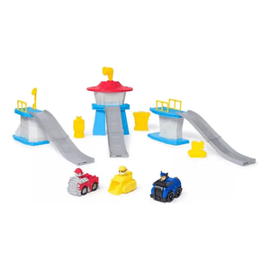 Paw Patrol Playset Mini Torre Deluxe Con 3 Vehículos 99102 Vulcanita
