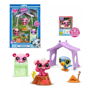 Littlest Pet Shop Set Figuras Mascotas Juego De Camping 00574 Vulcanita
