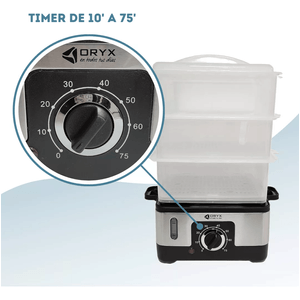 Vaporera Eléctrica 3 Niveles 3l Cada Uno 950w 220v