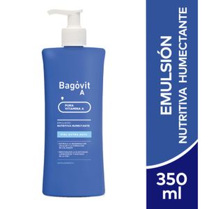 Emulsión Nutritiva Humectante Bagóvit A para Piel Extra Seca por 350 gramos